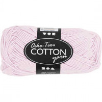 Cotton Yarn, L: 170 m, 8/4, 50 g, dusty rose [HOB-431140]