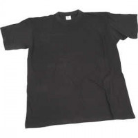 T-shirt, dim. 7-8 ans, l: 40 cm, noir, col rond, 1pièce [HOB-47222]