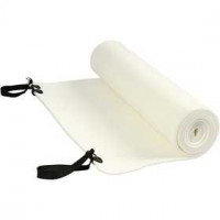 Matelas de camping,  180x50 cm, épaisseur 6 mm, blanc, 1pièce [HOB-49884]