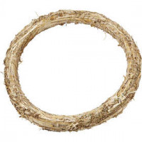 Couronne en paille, d: 35 cm, épaisseur 3 cm, 1pièce [HOB-503820]