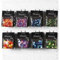 Mini-mosaïques, dim. 5x5+10x10 mm, épaisseur 2 mm, 80UV [HOB-51915]