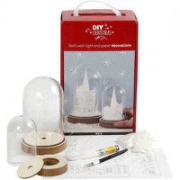 Kit pour des cloches avec décoration intérieure, h: 12,5+18 cm, 2pièces [HOB-52167]