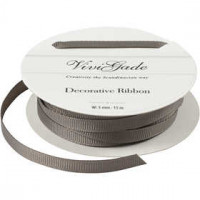 Ruban décoratif, l: 5 mm, gris, 15m [HOB-52474]
