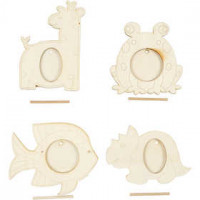 Cadres, dim. 10x15 cm, la taille du trou: 5+5,5x3,4 cm, triplex, 20pièces [HOB-56837]