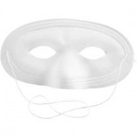 Masque demi-visage, h: 10 cm, l: 17,5 cm, 1pièce [HOB-592400]