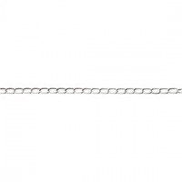 Jaseron, l: 6 mm, argenté, 5m [HOB-61301]