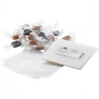 Caramel paper, size 10x10 cm, 100 pcs [HOB-70712]