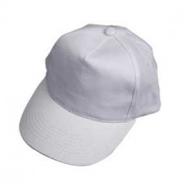 Casquette, dim. 49,5-56 cm, blanc, 1pièce