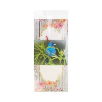 Sacs Plastiques 14,5 x 30,6cm Refermables par un Rabat Adhésif (100 Pièces) [B512]