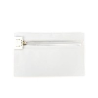 Sac à sécurité enfant blanc mat, 20.3 x 6.2 x 15.2 cm (10 Pieces) [CRZ68W]