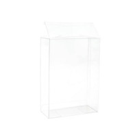 Boites cadeau plastiques à transparence cristalline 13 x 5 X 18 cm (25 Pieces) [FPB326]