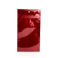 Blue Metallized Hanging Zipper Barrier Bags 9.2 x 12.7 cm (100 Pieces) [HZBB4MBL]