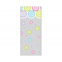 Sacs à pliure latérale imprimés Mod Dots Everyday 12.7 x 7.6 x 29.2cm   (100 pièces)   [G5MDE]