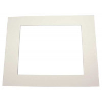 Passe partout Crème 7.5 x 11.5cm pour le découpage intérieur. 30.5 x 40.6cm (25 Pièces) [MS30042]