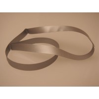 Ruban élastique de décoration Vinyle Stretch à dérouler argent 25,5cm  (50 Pièces)  [10CVLSV]