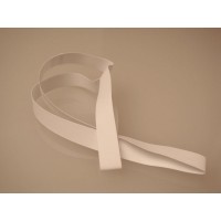 Ruban élastique de décoration Vinyle Stretch à dérouler blanc 25,5cm  (50 Pièces)  [10CVLWT]