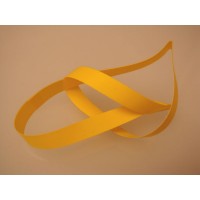 Ruban élastique de décoration Vinyle Stretch à dérouler jaune 25,5cm  (50 Pièces)  [10CVLYW]