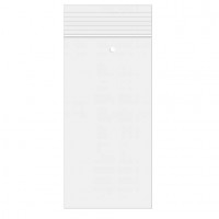 sachets zip à transparence cristalline avec trou d'aération 10,2 x 20,3cm (100 Pièces) [ZC48V]