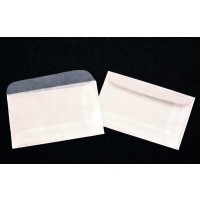 Sachets glassine 2 fermetures collées et 1 collable 7.5x4.5cm (100 pièces) [G15]