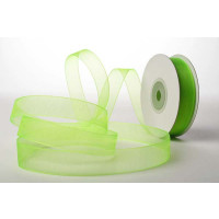 Ruban Mono vert citron 1.5cm x 23 mètres (1 Pièce) [RIBLMG]