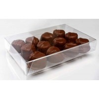 Boite pour chocolat avec plateau d'insertion 13 x 2.5 x 18.1cm (100 pièces) [CNDY168]
