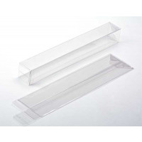 Boîtier cadeau à transparence cristalline avec fond pop up 4 x 4 x 30.6cm (25 Pièces) [PLB143]