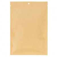 Sac en Kraft bio-dégradable et Thermoscellable 152 x 229 mm (100 Pieces) [KHS69]