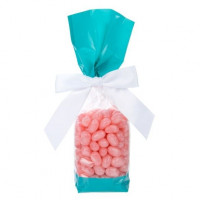 Sachets impimés avec extrémités turquoise 5,1 x 4,8 x 24,1 cm, (100 Pieces) [G1TL]