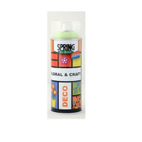 Flower and Hobby Spray Paint Lime Green Matt 400 ml (1 can) [HV-SP400LGR]