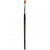 Pinceau acrylique Gold Line,  8 , l: 9 mm, Plat, 12pièces [HOB-10208]