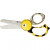 Ciseaux animaux pour enfants, L: 13 cm, Abeille, 1pièce [HOB-1379]