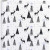Papier cadeau, l: 50 cm,  80 gr, blanc, argent, noir, Renne, 3m [HOB-192000]