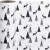 Papier cadeau, l: 50 cm,  80 gr, blanc, argent, noir, Renne, 100m [HOB-19200]