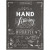 Lettrage à la main - Exercices, dim. 21x28 cm, épaisseur 1 cm, Texte en danois, 1pièce, 63 pages [HOB-19291]