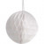 Pompon en papier de soie, d: 8 cm, blanc, 10pièces [HOB-20463]