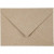 Enveloppes recyclées, C6 11,5x16 cm,  120 gr, naturel, 50pièces [HOB-20530]