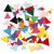 Mosaïque en carte épaisse, dim. 10+15+20 mm, triangle, 180gr [HOB-21011]