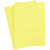 Carton coloré, A4 210x297 mm,  180 gr, jaune canari, 20flles [HOB-21111]