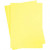 Carton coloré, A2 420x600 mm,  180 gr, jaune canari, 10flles [HOB-21511]