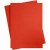 Carton coloré, A2 420x600 mm,  180 gr, rouge vif, 10flles [HOB-21514]