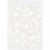 Lace Patterned cardboard, sheet 10.5x15 cm, 200 g, 10 pcs, white [HOB-216901]