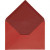Enveloppe, rouge/vin rouge, dim. 11,5x16 cm,  100 gr, 10pièces [HOB-217003]