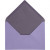 Enveloppe, violet foncé/violet, dim. 11,5x16 cm,  100 gr, 10pièces [HOB-217005]