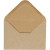 Envelopes, size 11.5x16 cm, 110 g, 10 pcs, natural [HOB-217016]