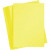 Carton coloré, A6 105x148 mm,  180 gr, jaune canari, 100flles [HOB-21811]
