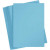 Carton coloré, A6 105x148 mm,  180 gr, bleu vif, 100flles [HOB-21820]