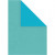 Carte structure, turquoise/turquoise clair, A4 210x297 mm,  250 gr, 10flles [HOB-219008]