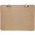 Plaque à pince XL, dim. 75x100 cm, épaisseur 5 mm, MDF, 1pièce [HOB-22184]
