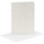 Cartes et enveloppes, dimension carte 10,5x15 cm, dimension enveloppes 11,5x16,5 cm, blanc, Paillettes, 4sets [HOB-23028]