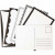 Cartes postales, dim. 10x15 cm,  300 gr, blanc cassé, 50assortis [HOB-23350]